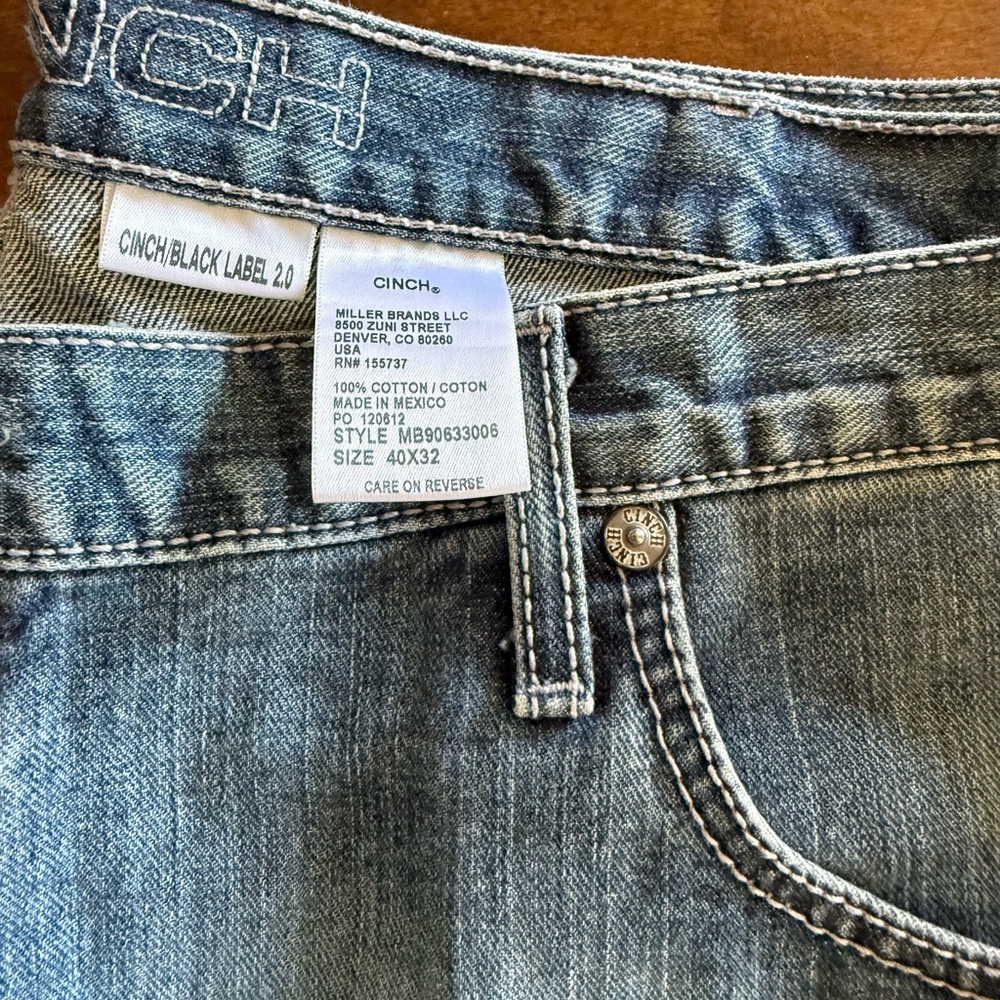 Cinch Black Label 2.0 Classic Denim Jeans